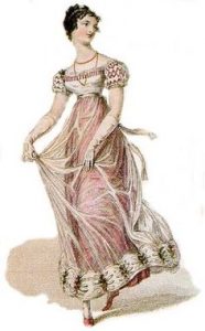 Regency Woman in Ball Gown