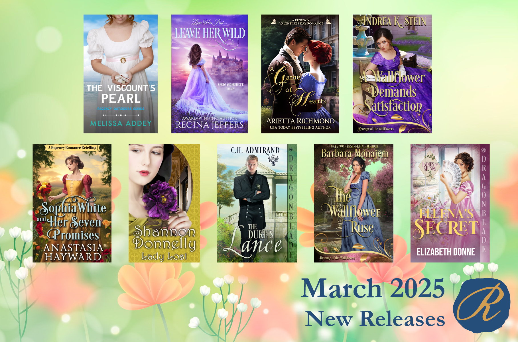 Members’ Regency Fiction Releases for March 2025