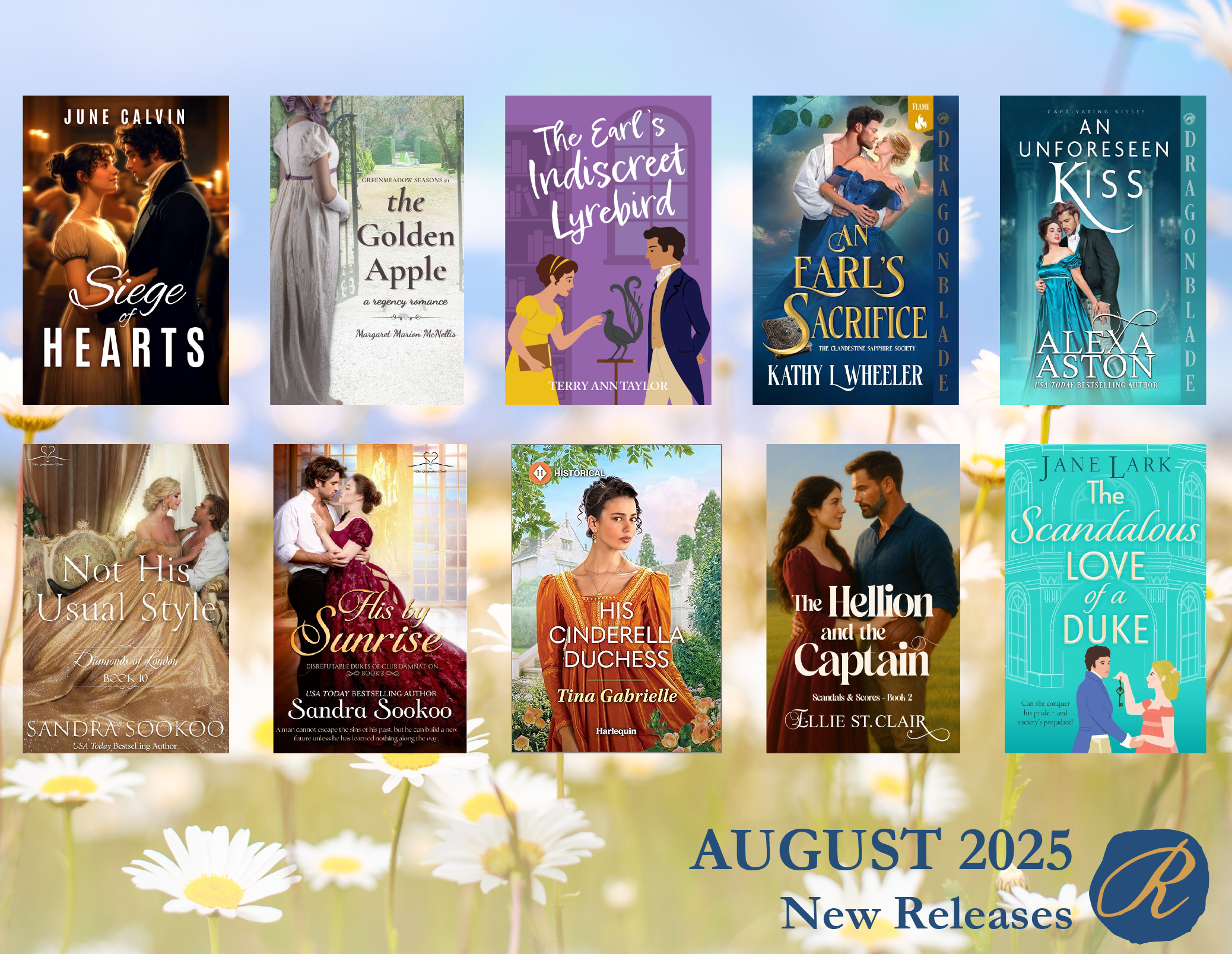 Members’ Regency Fiction Releases for August 2025