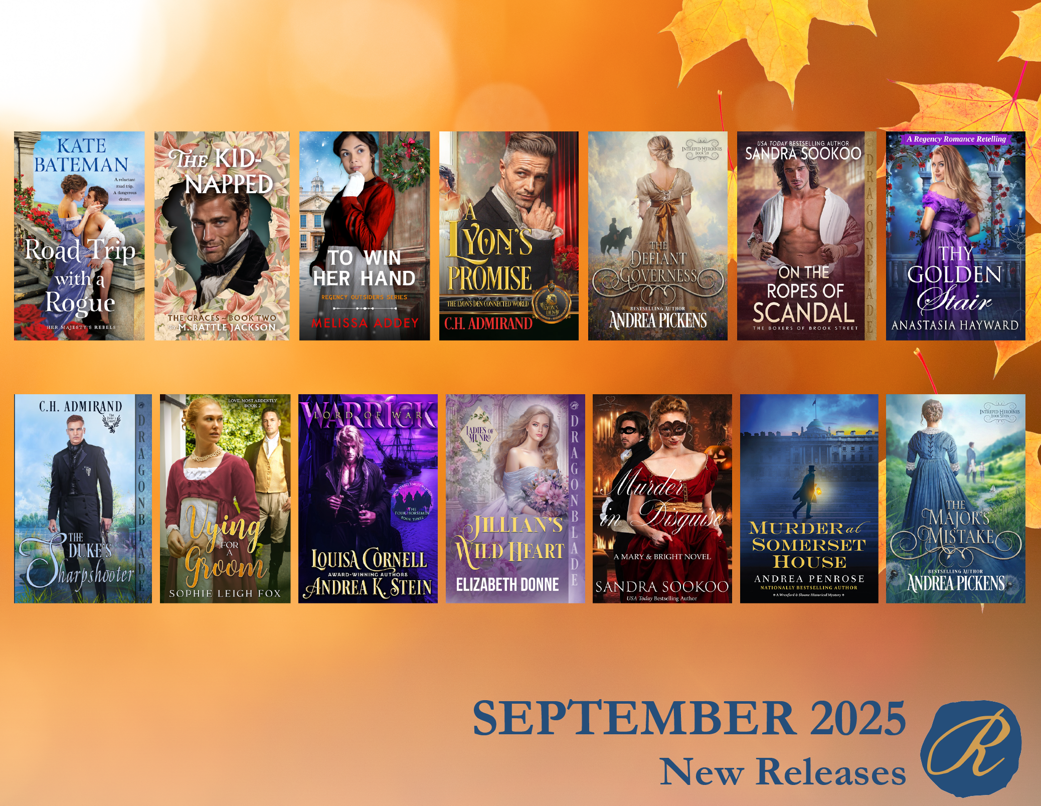 Members’ Regency Fiction Releases for September 2025