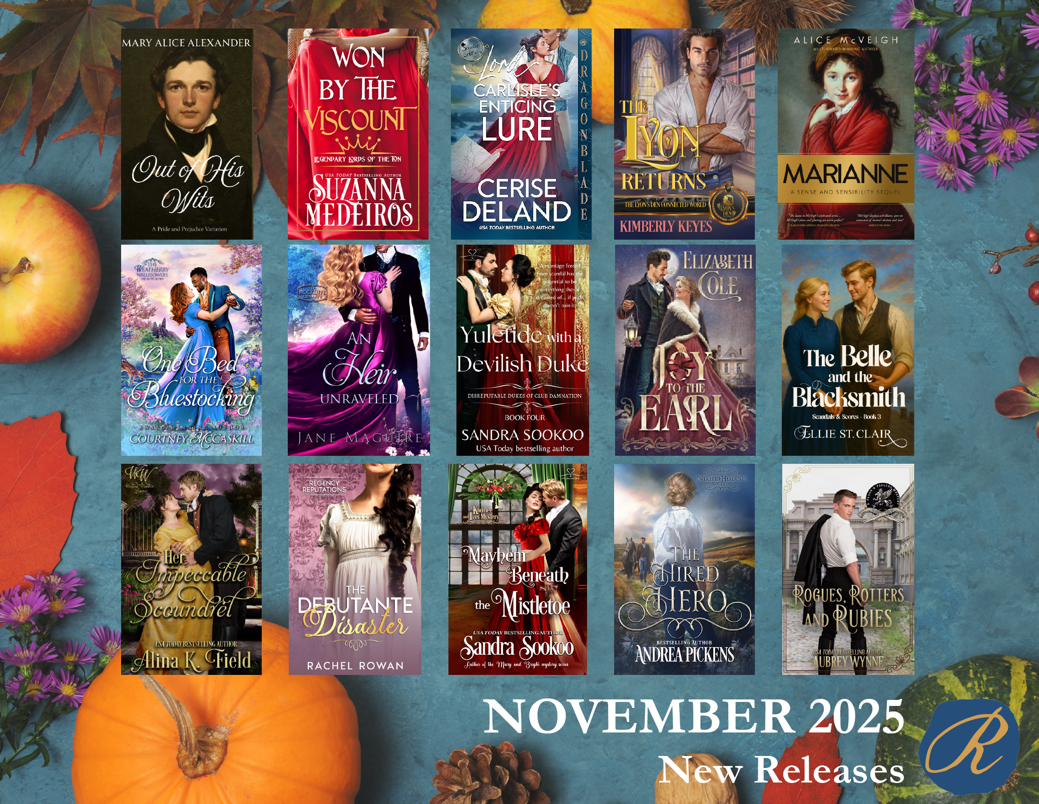 Members’ Regency Fiction Releases for November 2025