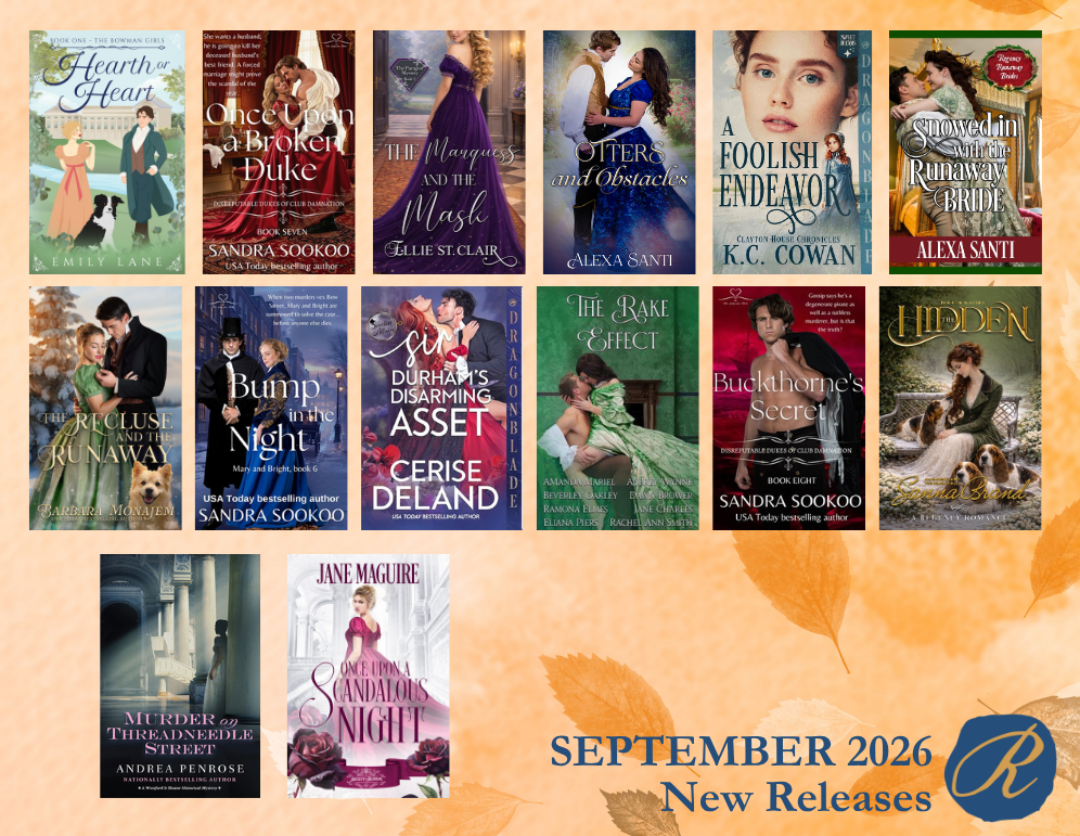 Members’ Regency Fiction Releases for September 2026